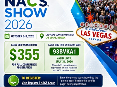 NACS SHOW 2026 - LAS VEGAS - October 6-9, 2026